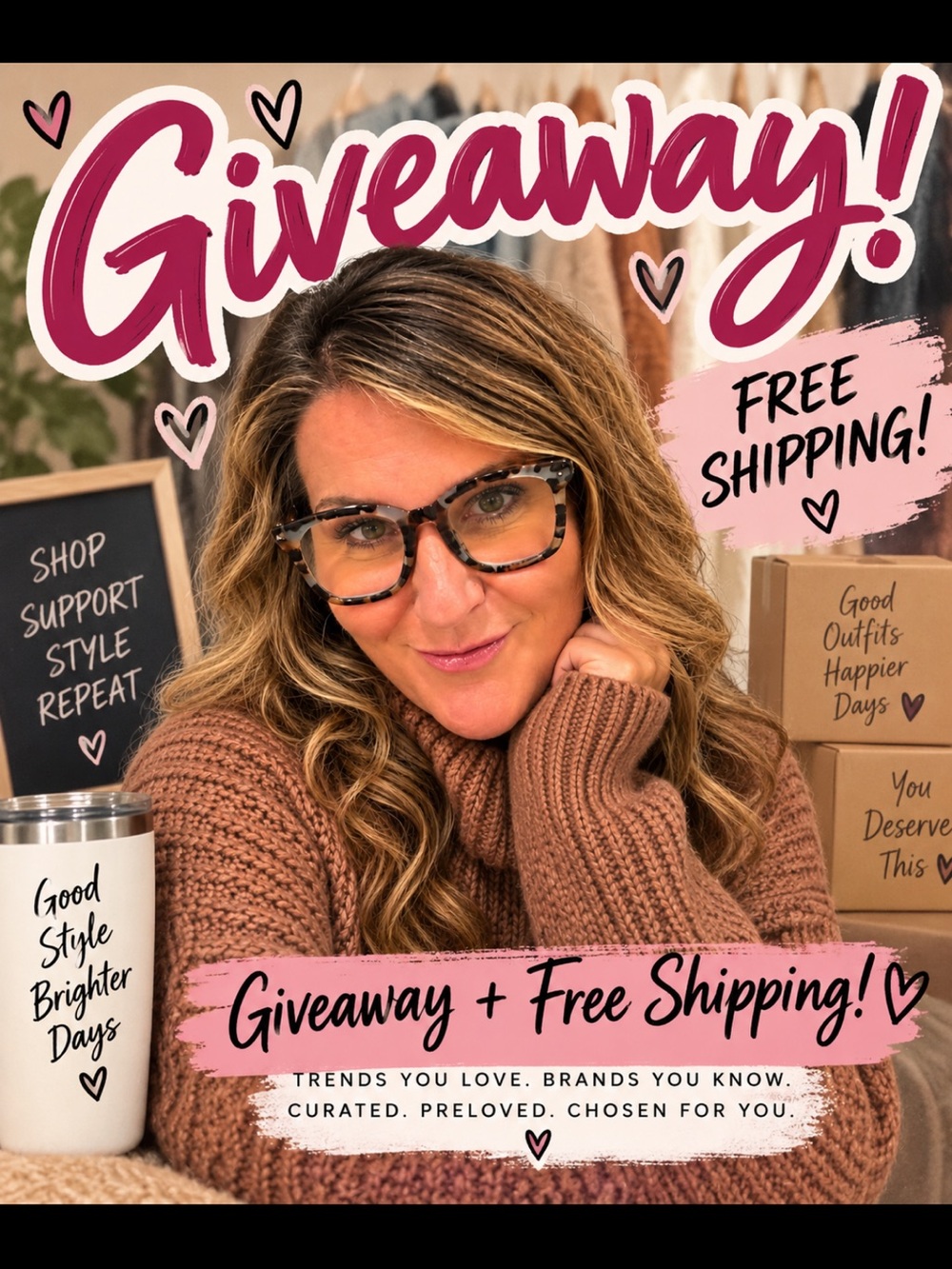 Free shipping and free gift